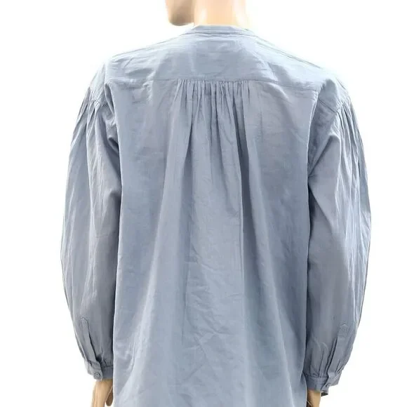 Nili Lotan Neville Tunic Shirt Top Cotton Long Sleeve Oversized S New 277217